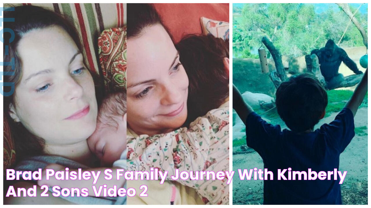 Brad Paisley's Family Journey with Kimberly and 2 Sons (Video)