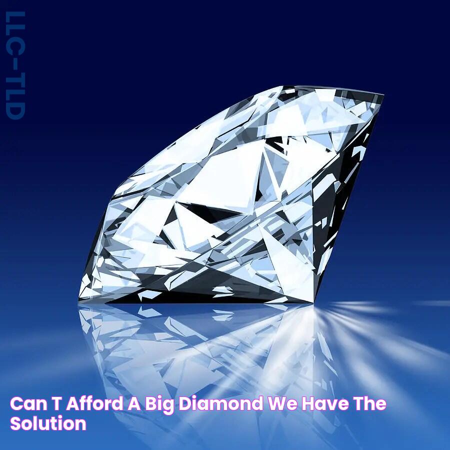 Can't Afford a Big Diamond? We Have the Solution…