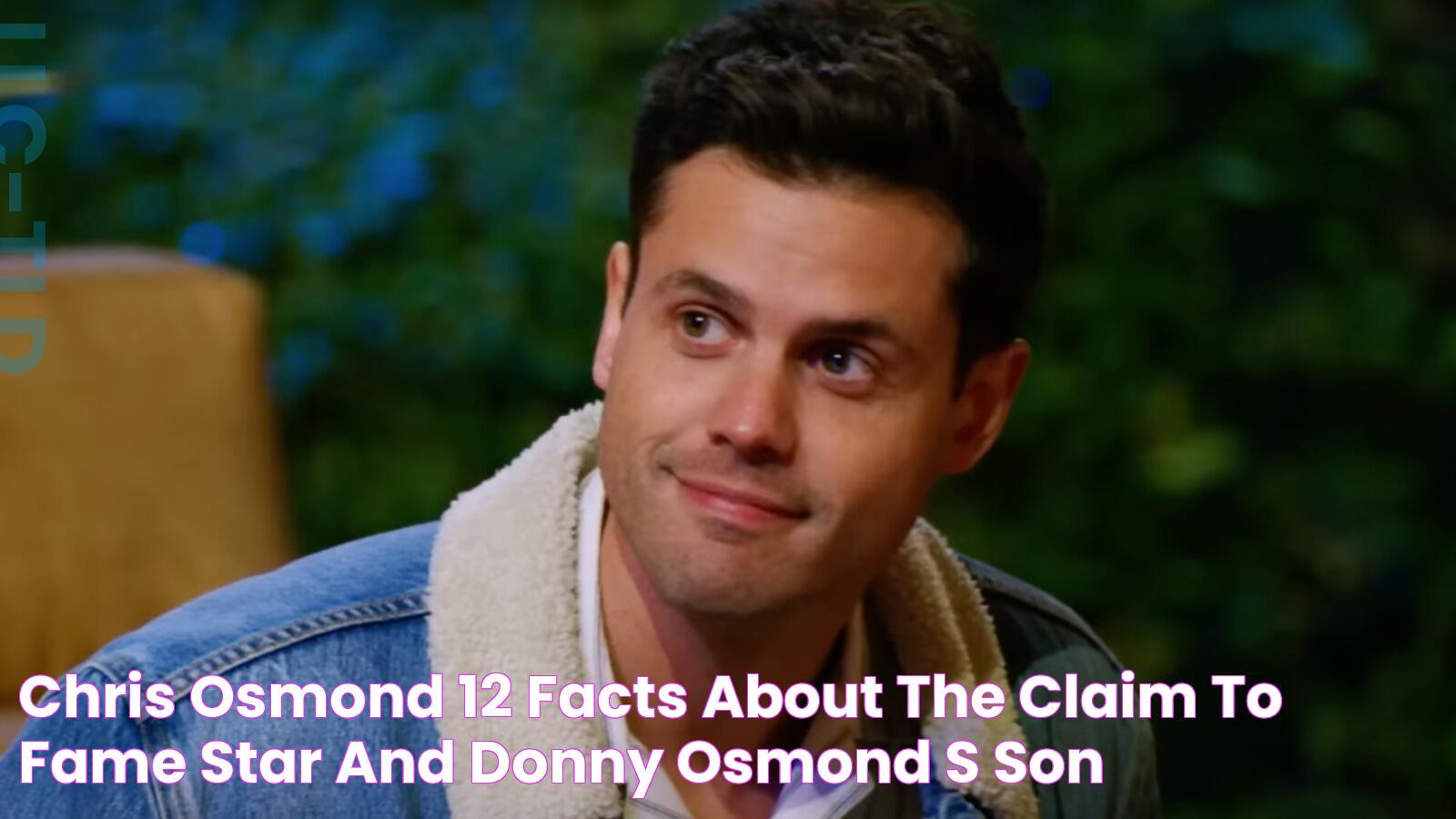 Chris Osmond 12 Facts About The Claim To Fame Star And Donny Osmond's Son