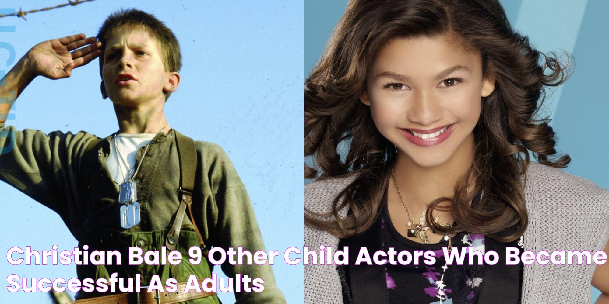 Christian Bale & 9 Other Child Actors Who Became Successful As Adults