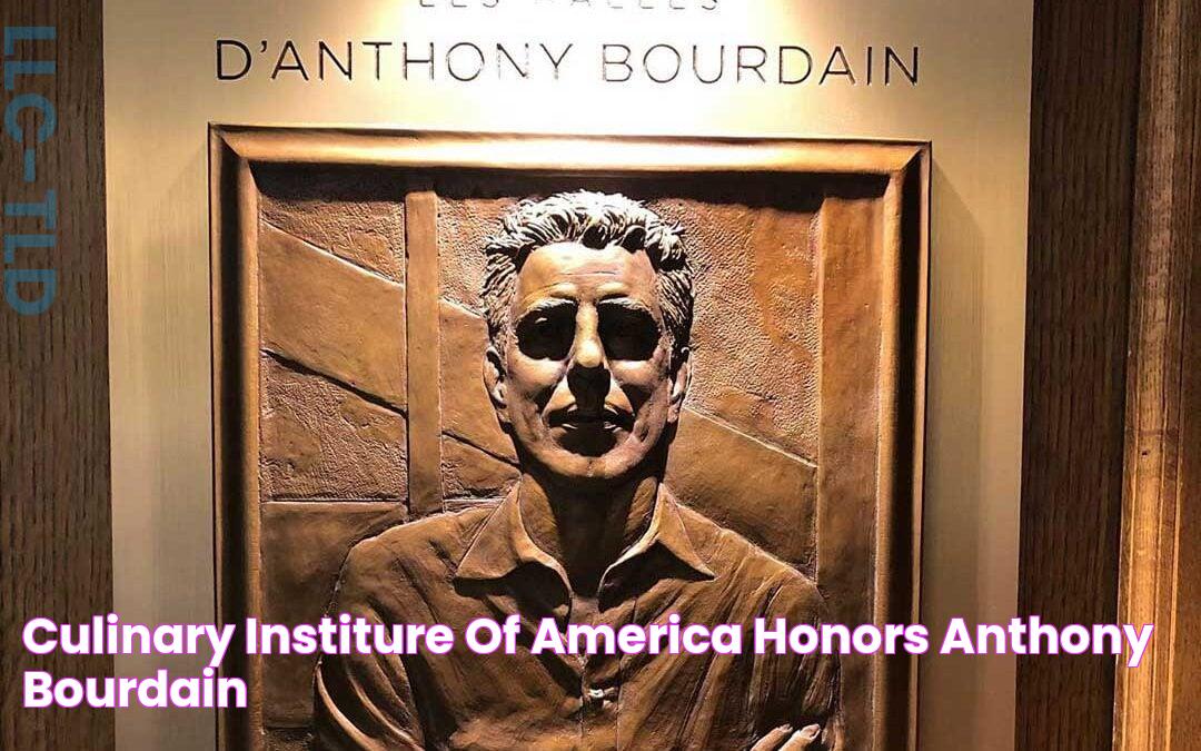 Culinary Institure of America honors Anthony Bourdain