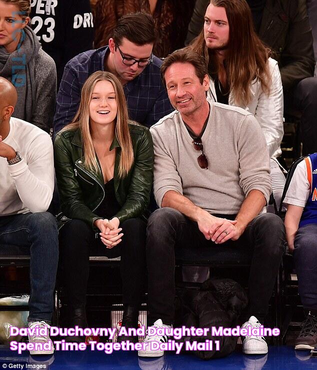 David Duchovny and daughter Madelaine spend time together Daily Mail