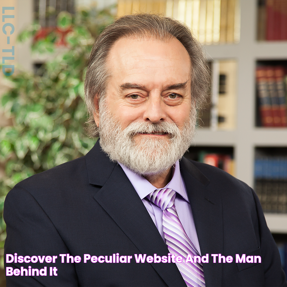 Discover The Peculiar Website And The Man Behind It