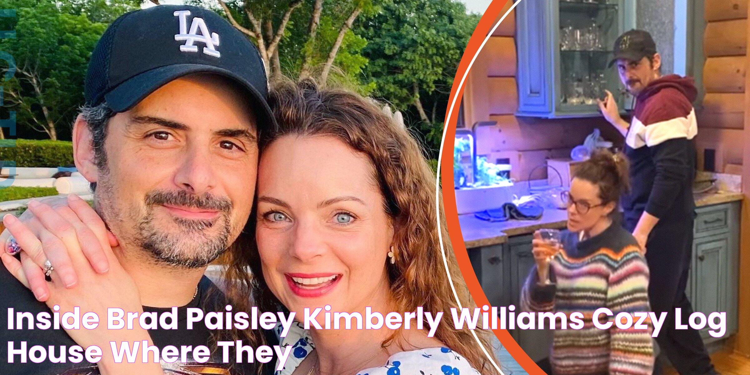 Inside Brad Paisley & Kimberly Williams' Cozy Log House Where They