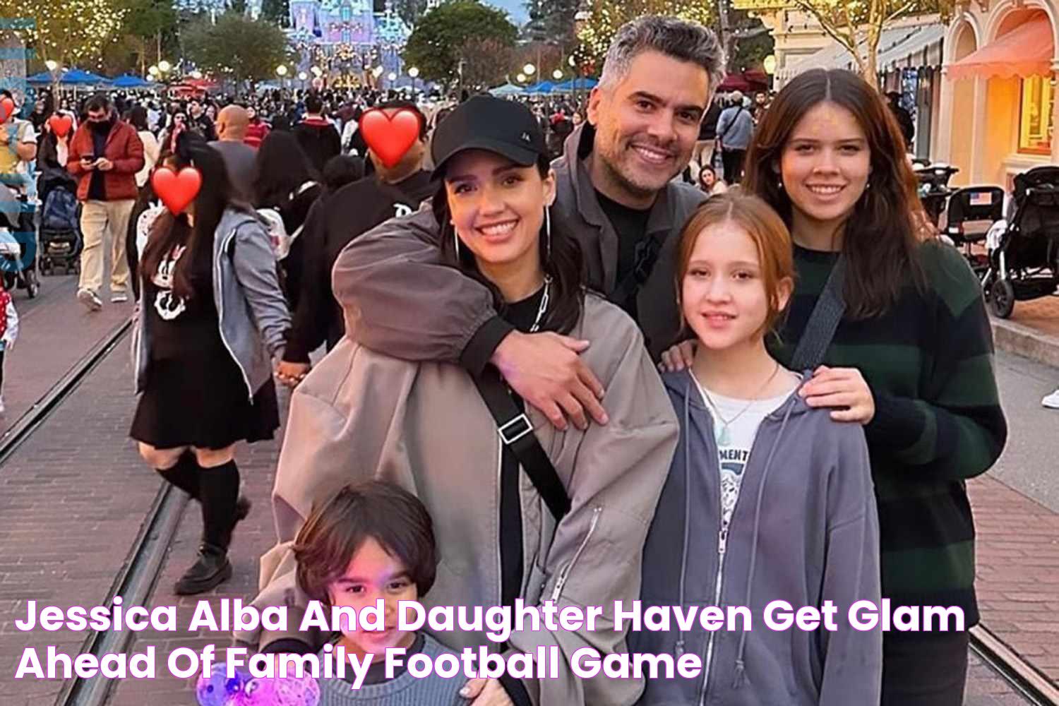 Jessica Alba and Daughter Haven Get Glam Ahead of Family Football Game