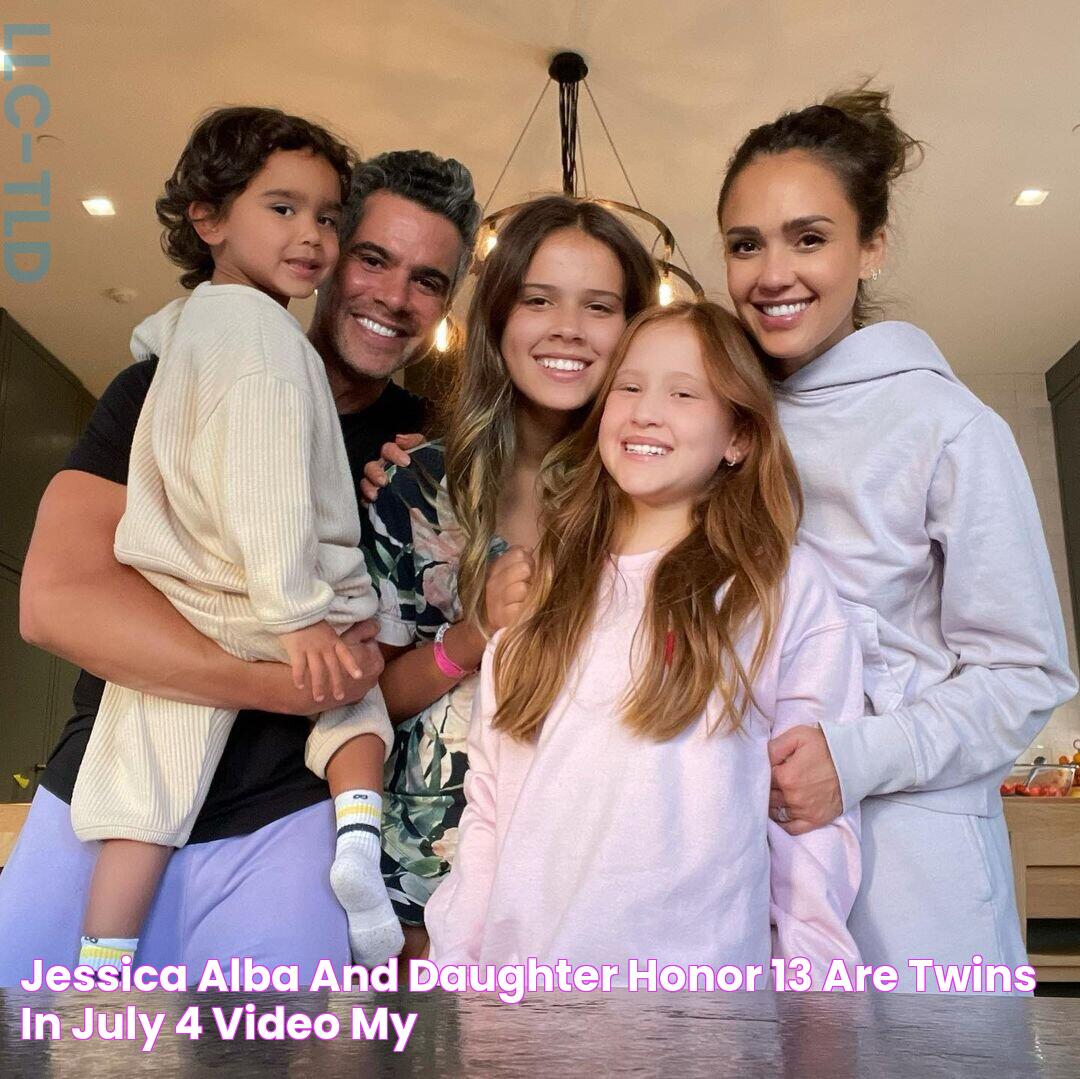 Jessica Alba and Daughter Honor, 13, Are Twins in July 4 Video 'My