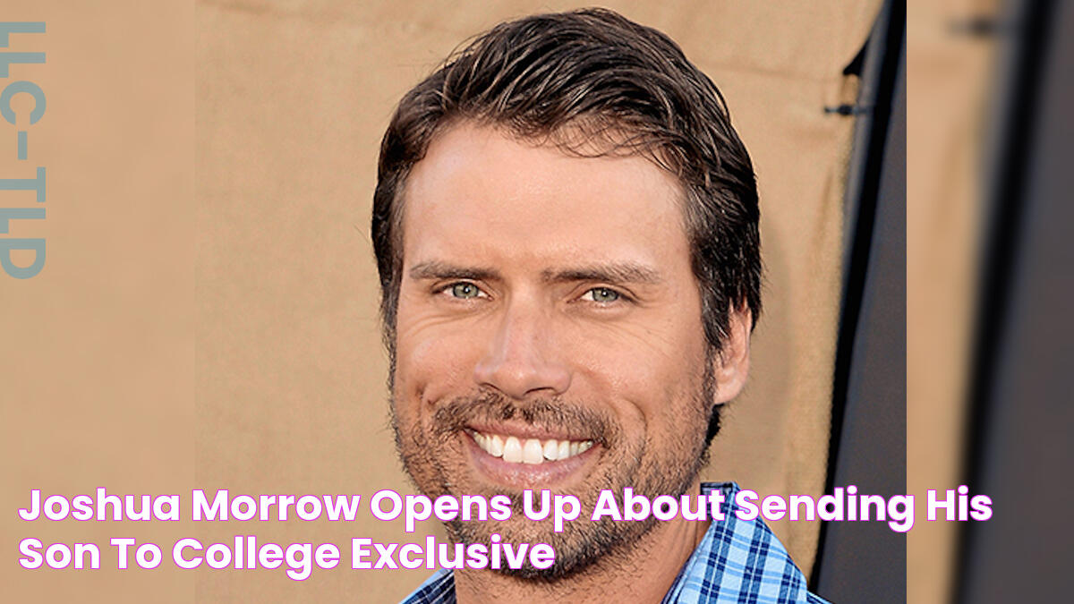 Joshua Morrow Opens up About Sending His Son to College (EXCLUSIVE)