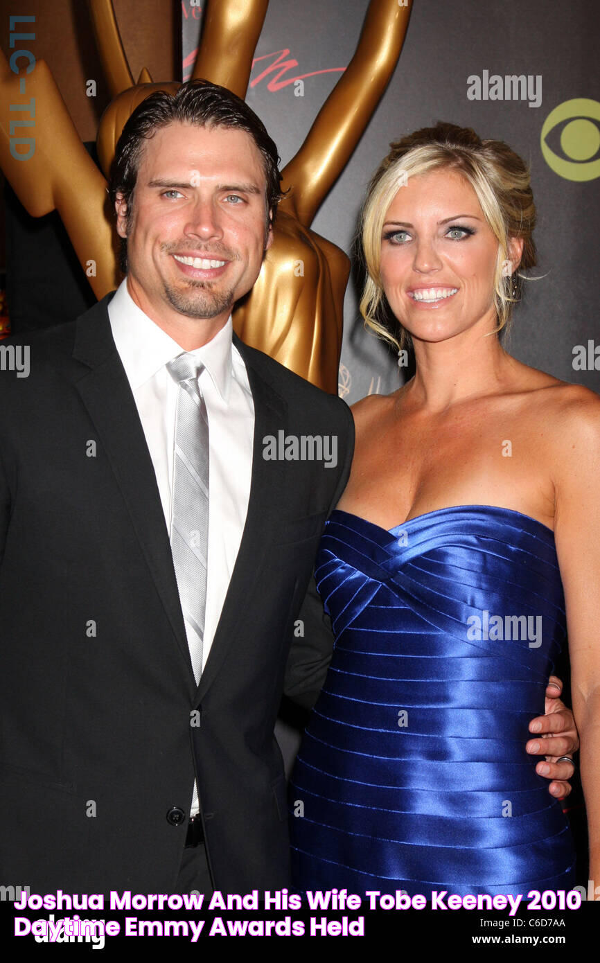 Joshua Morrow and his wife Tobe Keeney 2010 Daytime Emmy Awards held