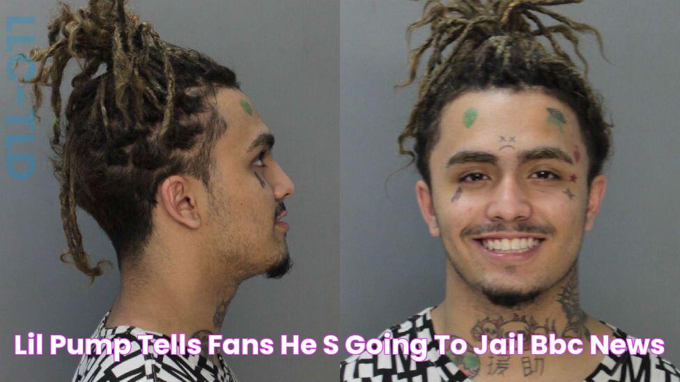 Lil Pump tells fans he's going to jail BBC News