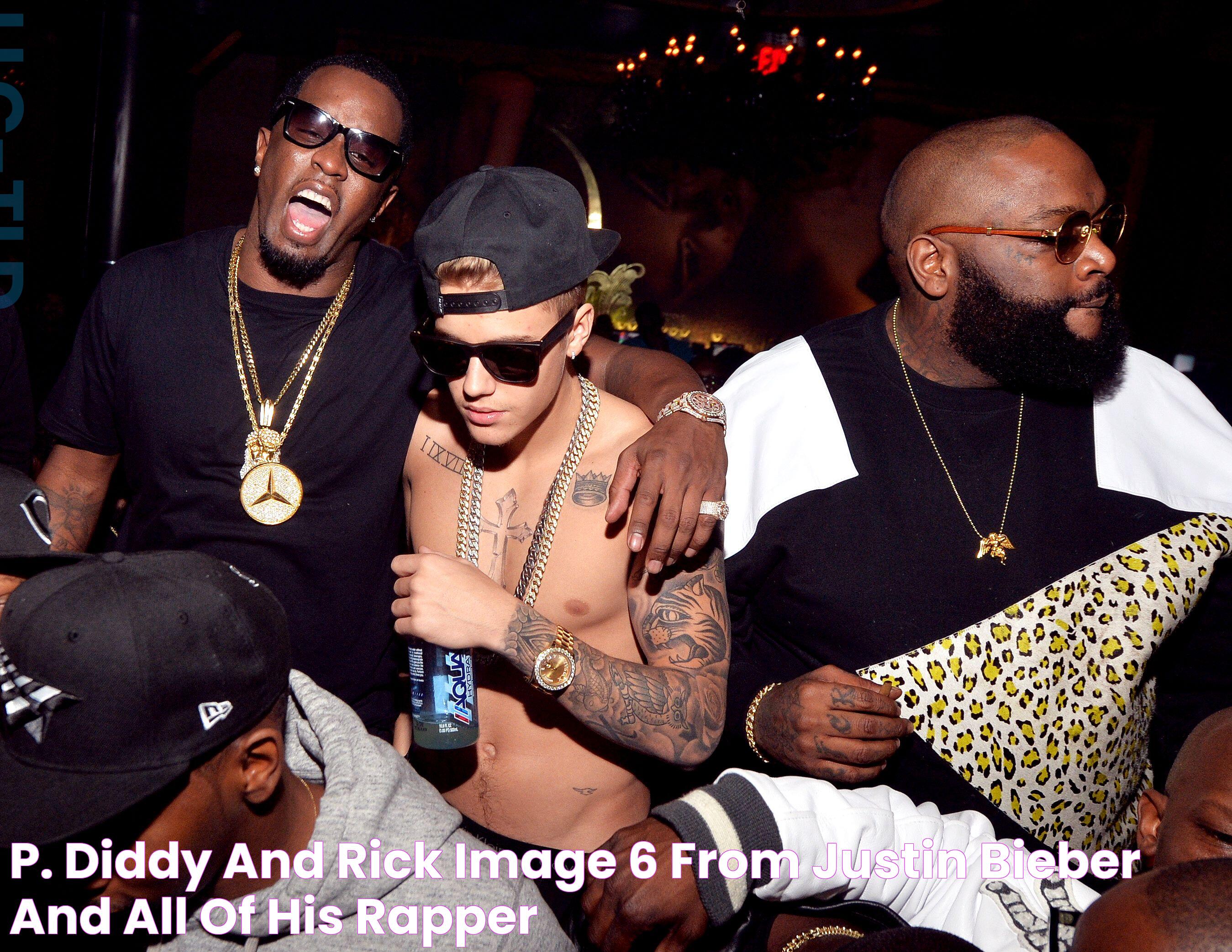 P. Diddy and Rick Image 6 from Justin Bieber and All of His Rapper