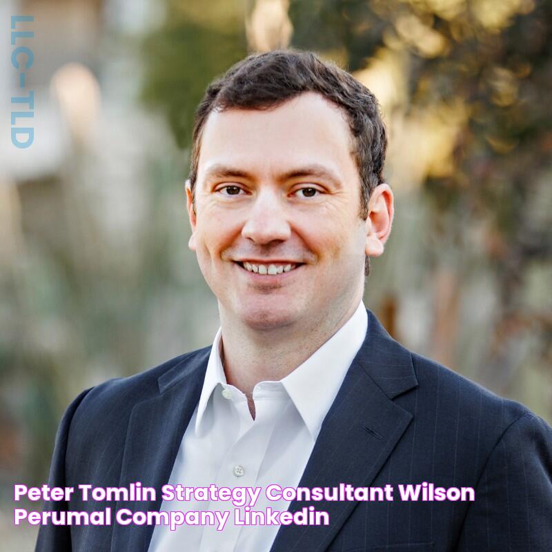 Peter Tomlin Strategy Consultant Wilson Perumal & Company LinkedIn