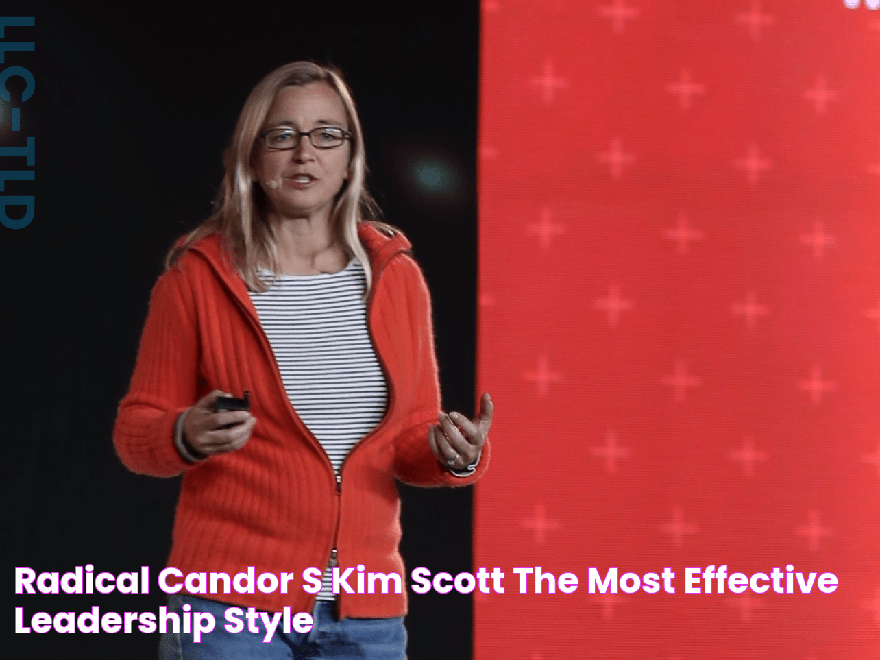 Radical Candor's Kim Scott The most effective leadership style