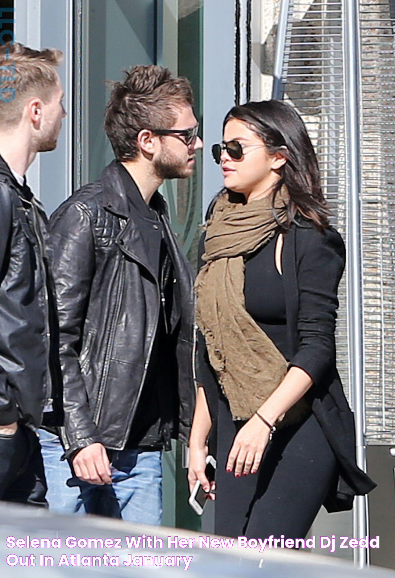 Selena Gomez With Her New Boyfriend DJ Zedd, Out in Atlanta, January