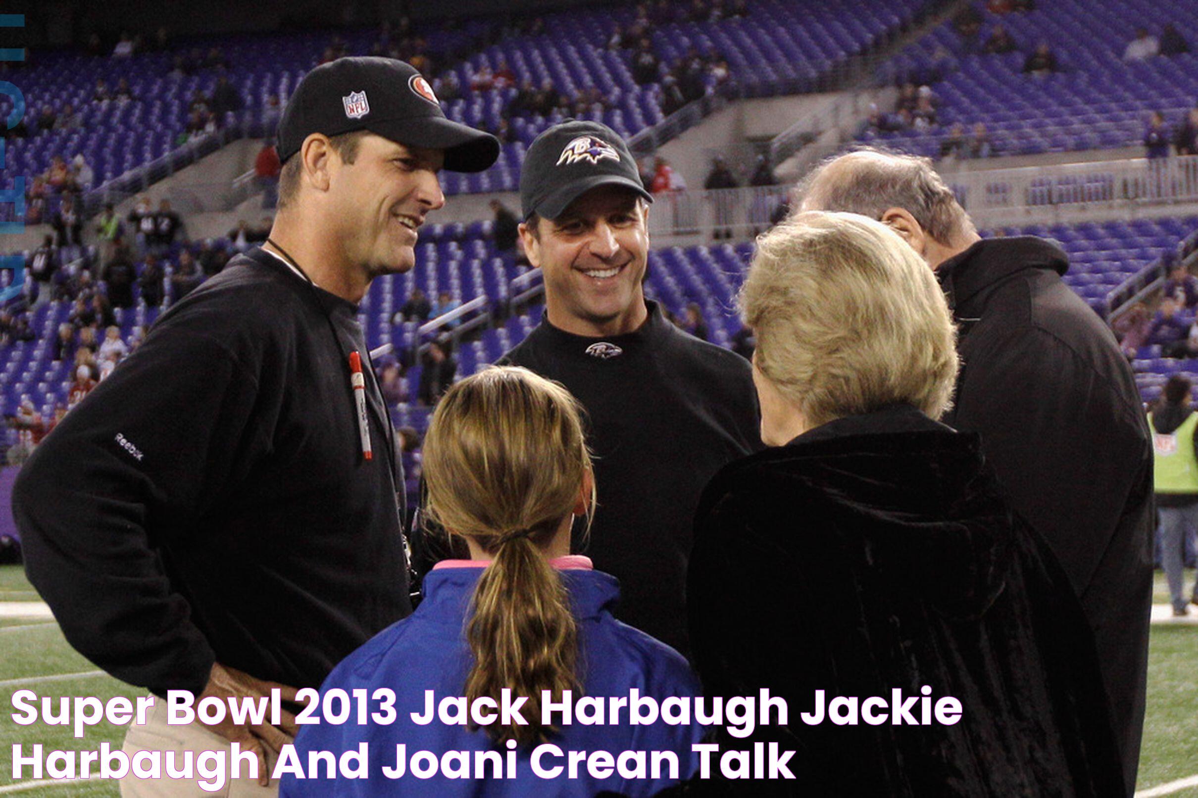 Super Bowl 2013 Jack Harbaugh, Jackie Harbaugh and Joani Crean talk