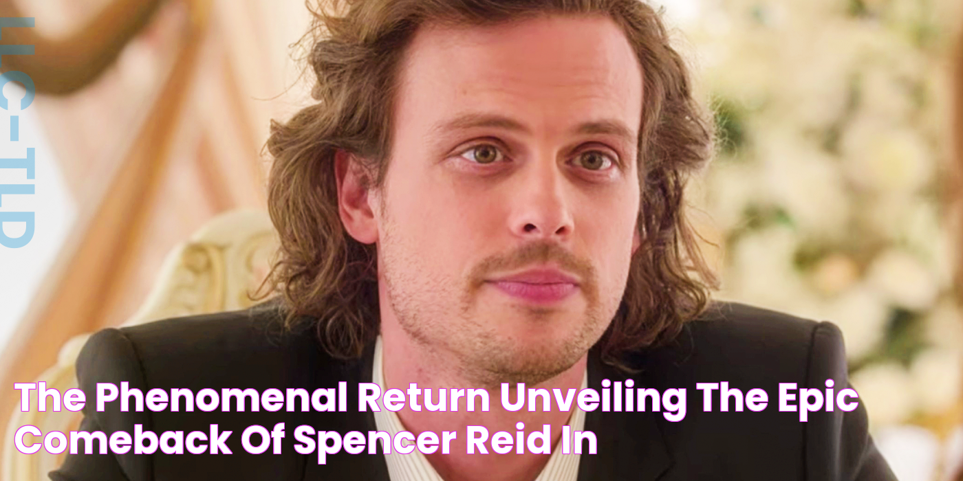 The Phenomenal Return Unveiling the Epic Comeback of Spencer Reid in