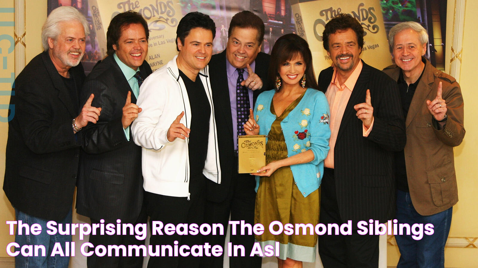 The Surprising Reason The Osmond Siblings Can All Communicate In ASL