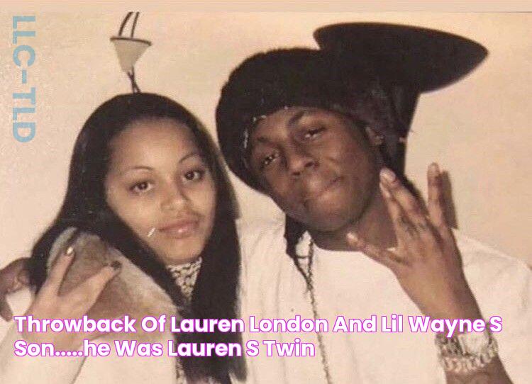 Throwback of Lauren London and Lil Wayne's Son.....He was Lauren's Twin