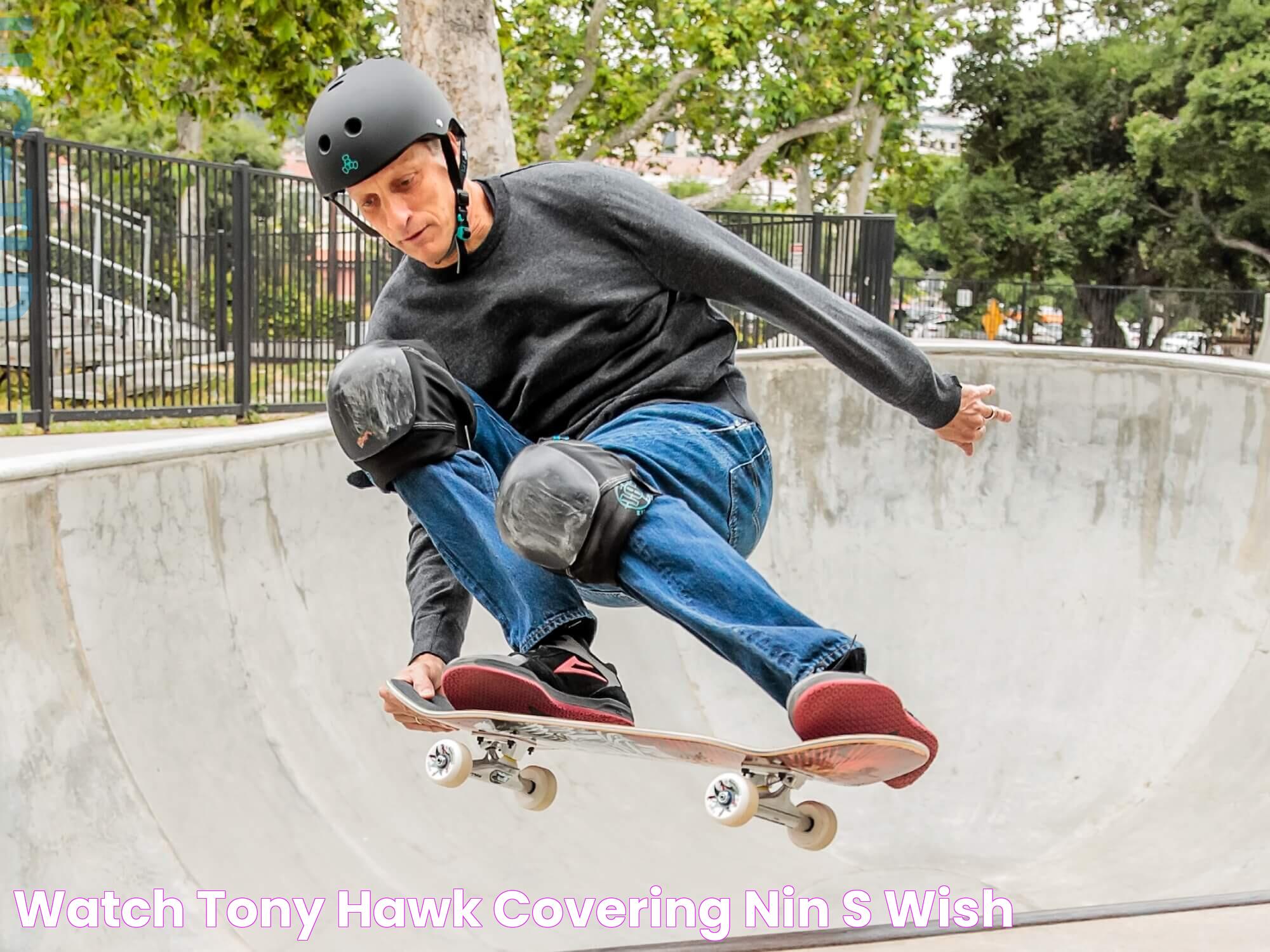 Watch Tony Hawk covering NIN's Wish