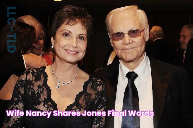 Wife Nancy Shares Jones' Final Words