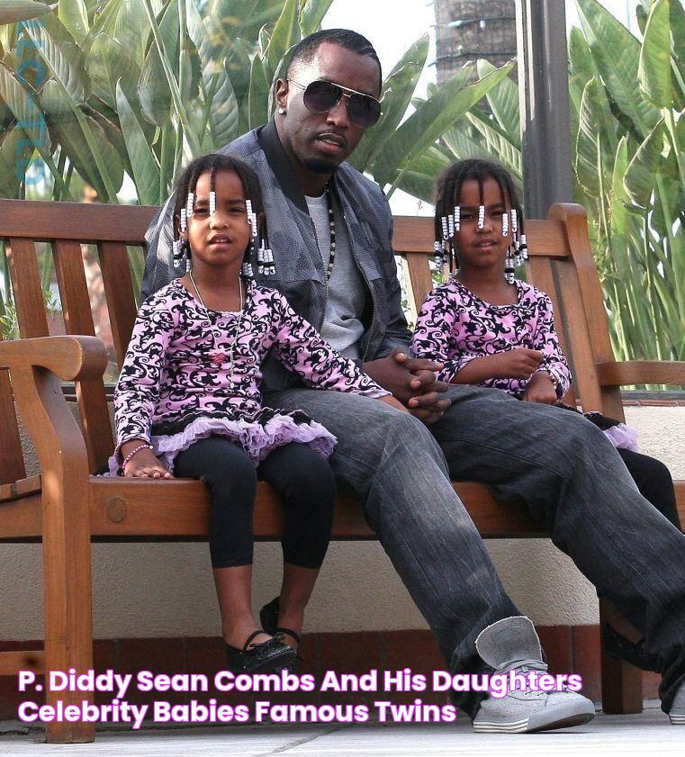 p. diddy sean combs and his daughters Celebrity babies, Famous twins