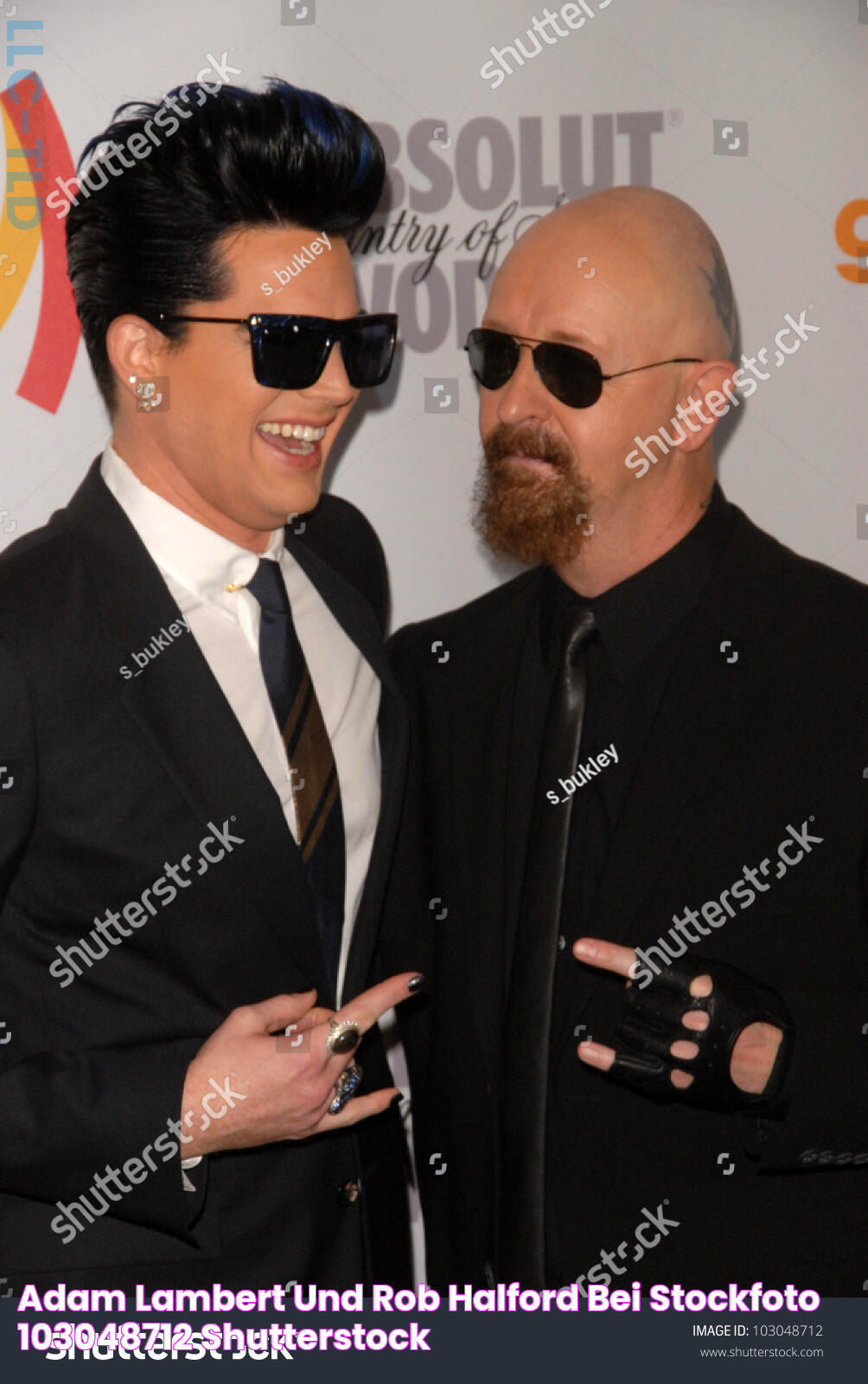 Adam Lambert und Rob Halford bei Stockfoto 103048712 Shutterstock