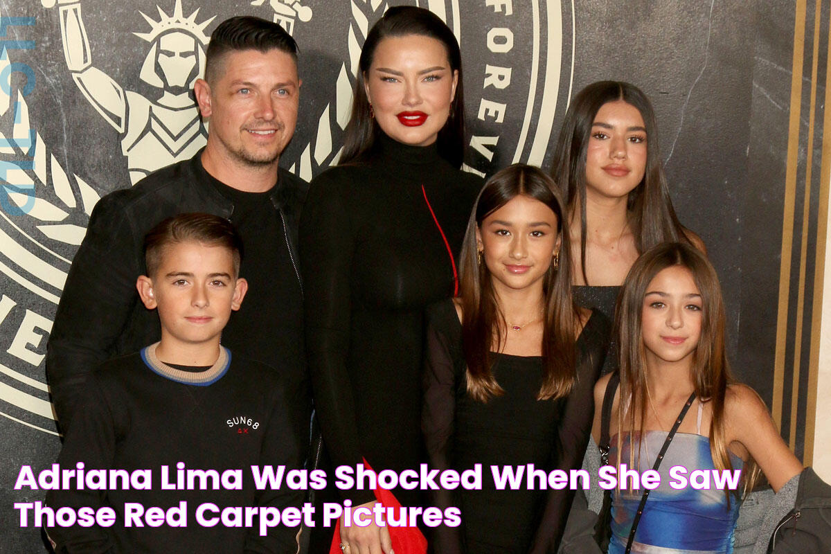 Adriana Lima Was 'Shocked' When She Saw THOSE Red Carpet Pictures