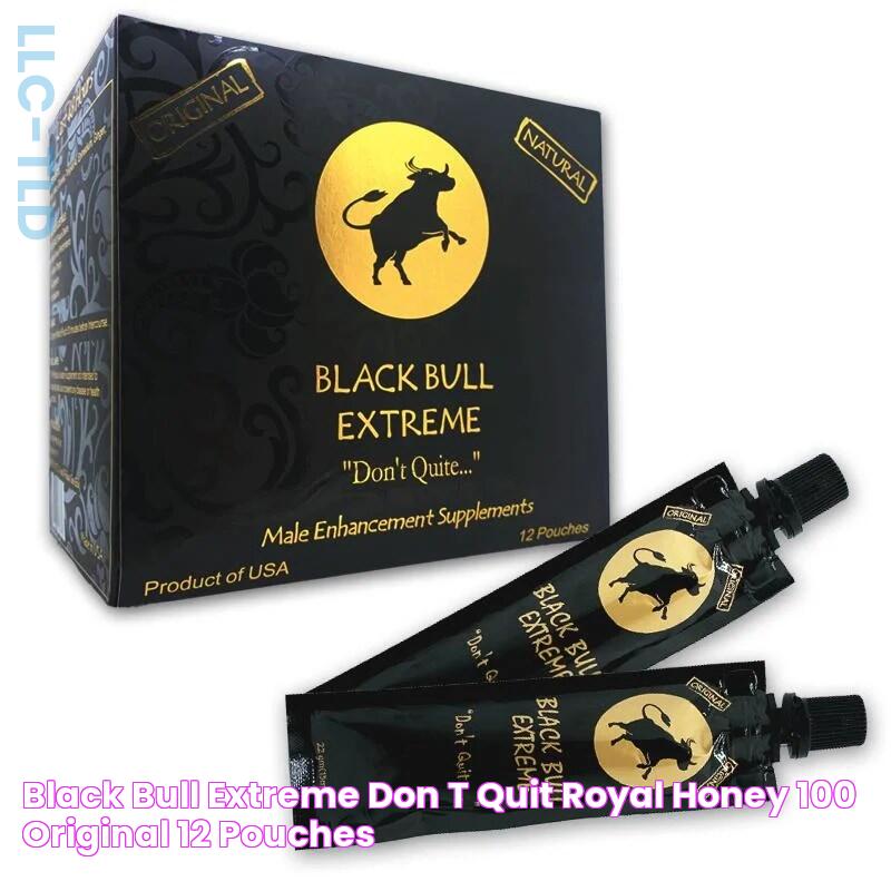 Black Bull Extreme Don′t Quit Royal Honey 100 Original (12 Pouches