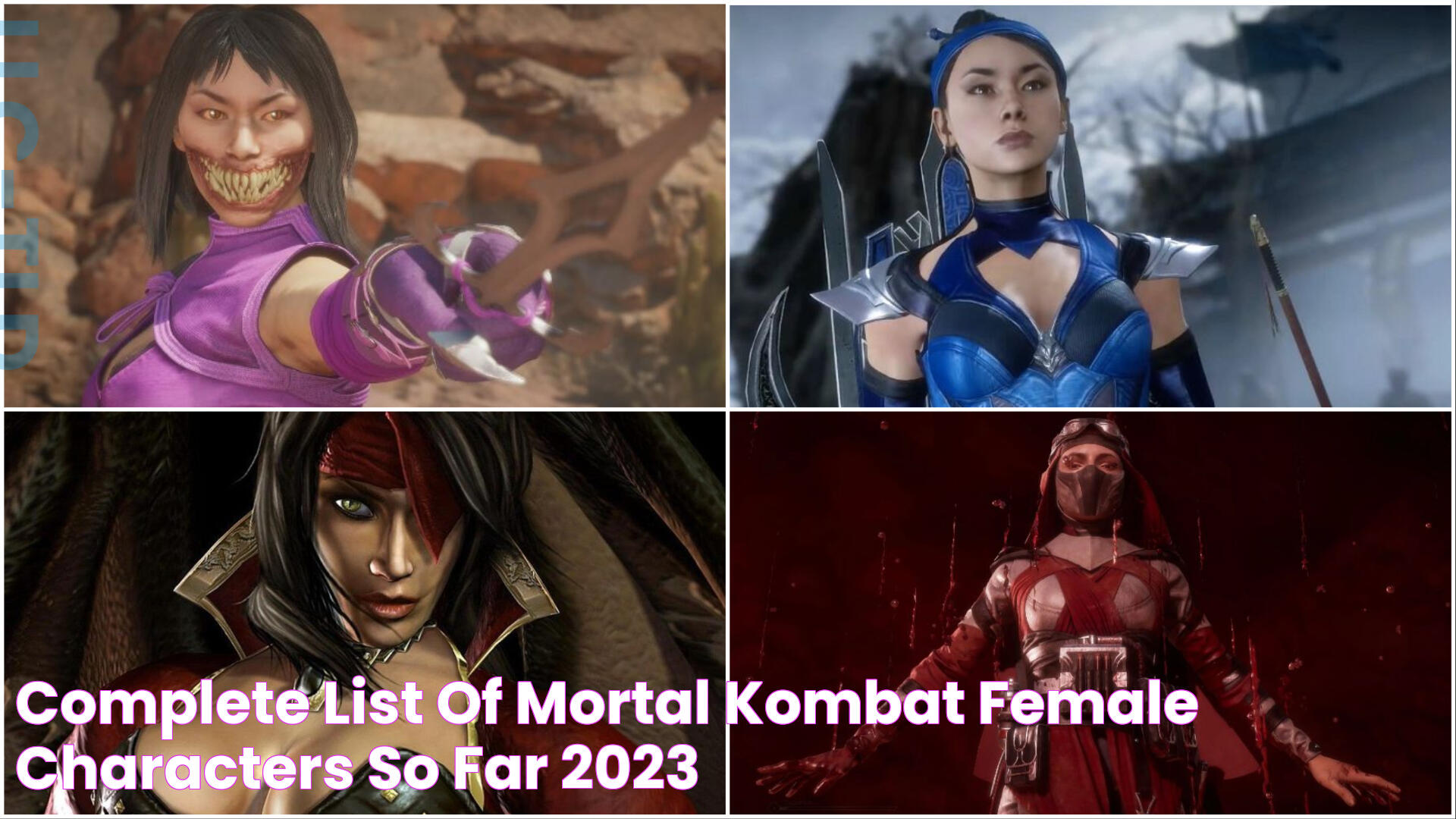 Complete List Of Mortal Kombat Female Characters So Far [2023]