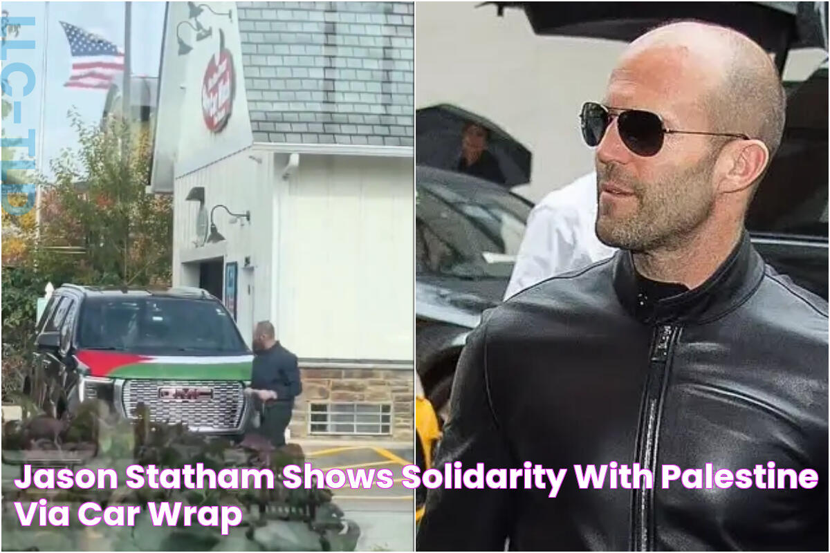 Jason Statham Shows Solidarity with Palestine via Car Wrap?