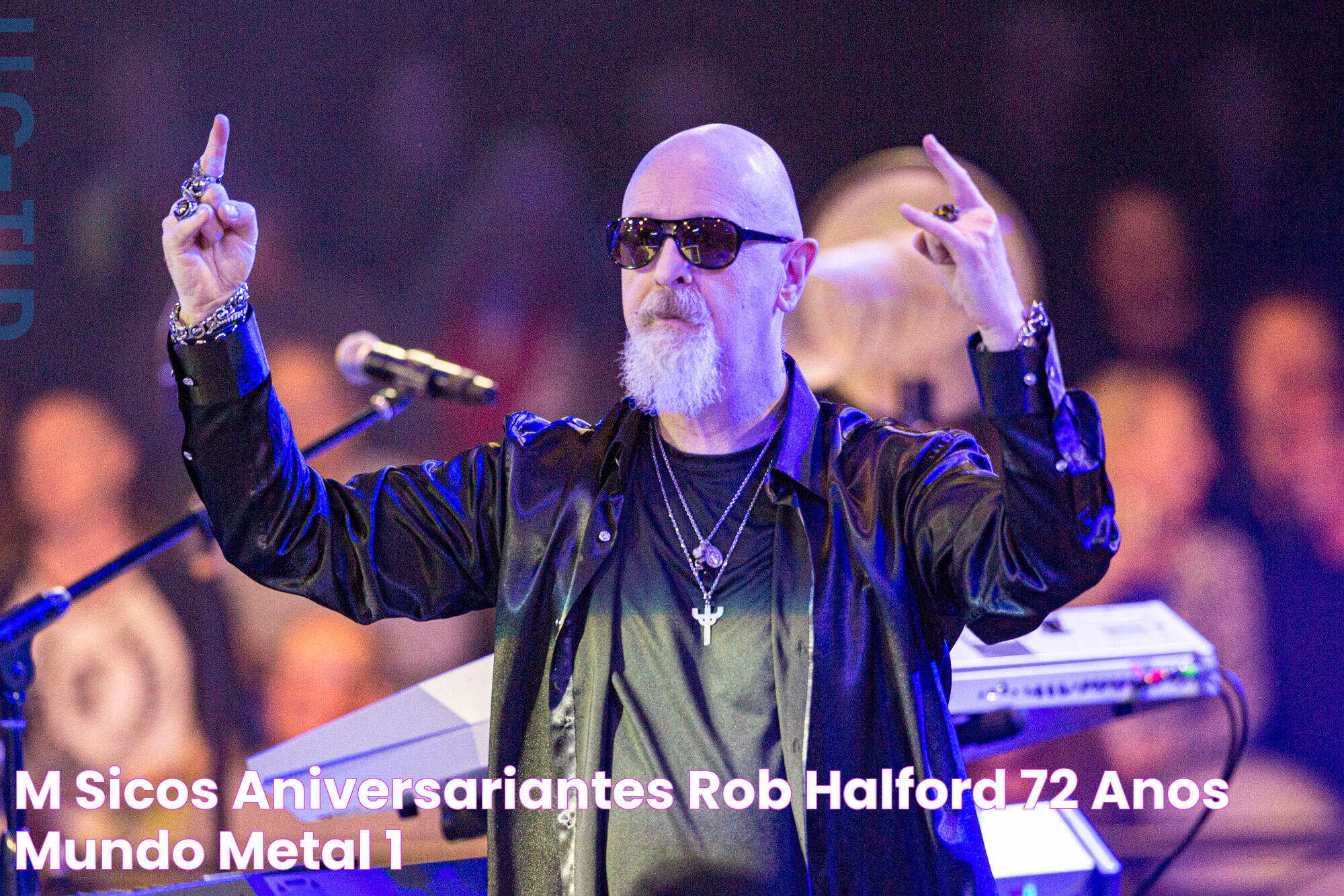 Músicos Aniversariantes Rob Halford (72 anos) Mundo Metal