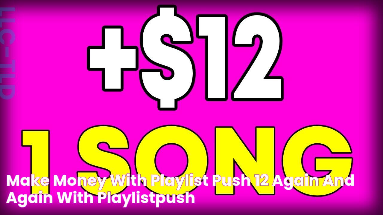 MAKE MONEY WITH PLAYLIST PUSH {12 AGAIN AND AGAIN WITH PLAYLISTPUSH