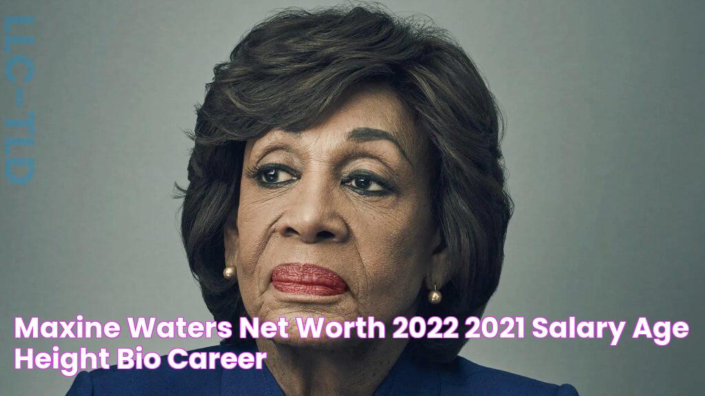 Maxine Waters Net Worth 2022/2021, Salary, Age, Height, Bio, Career