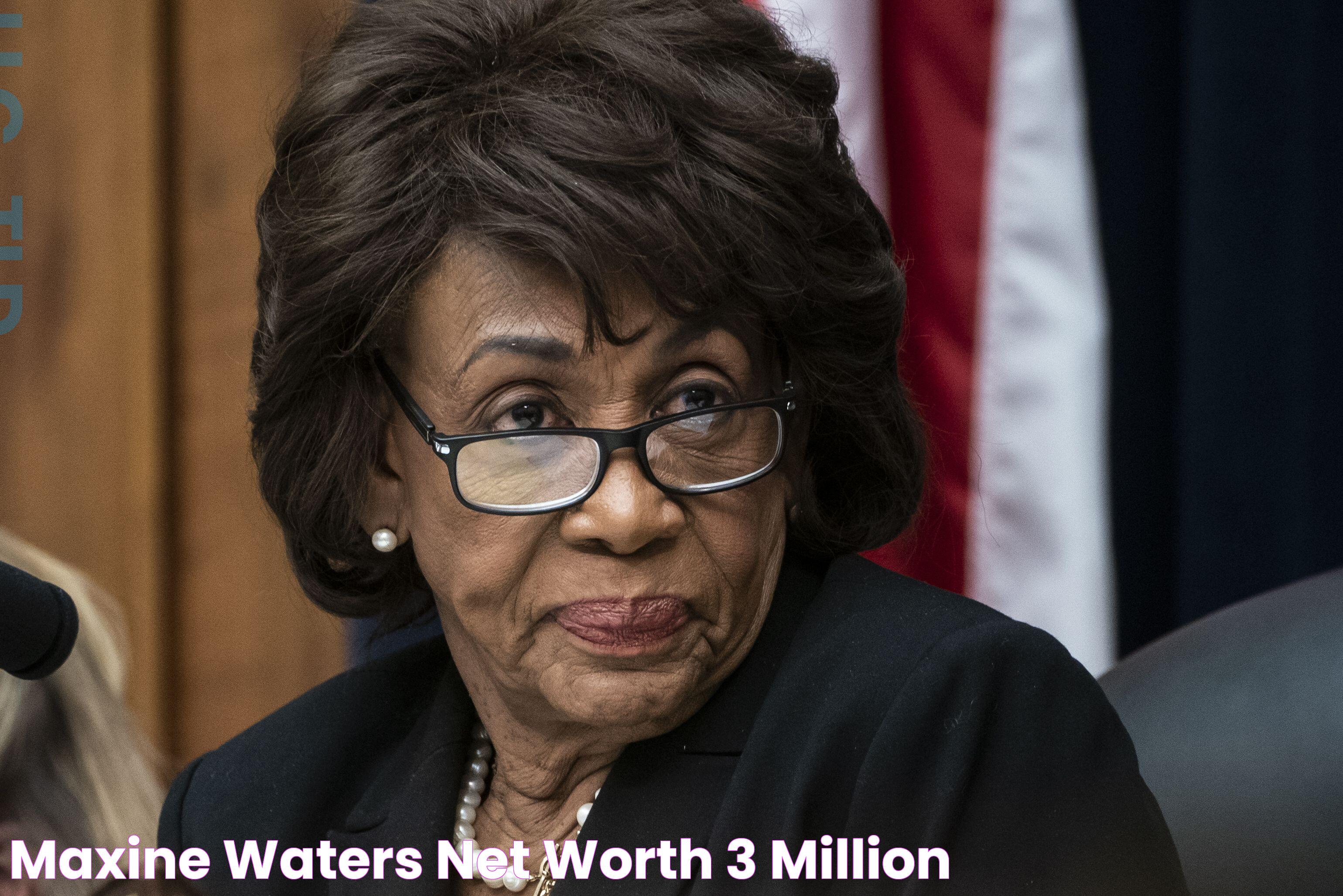 Maxine Waters Net Worth 3 Million