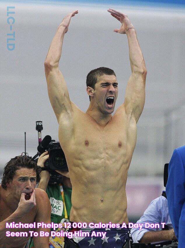 Michael Phelps 12,000 calories a day don't seem to be doing him any