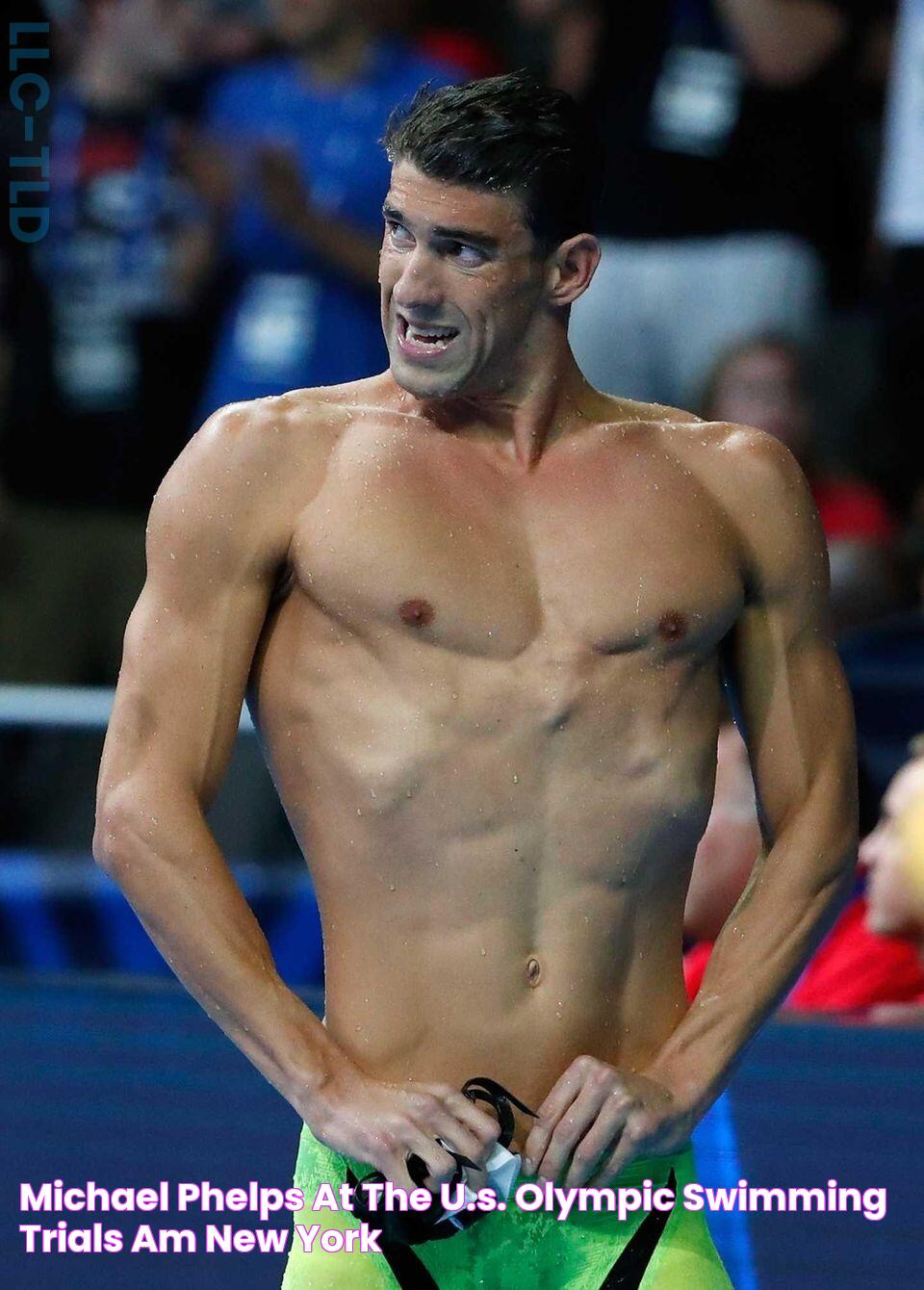 Michael Phelps at the U.S. Olympic swimming trials am New York