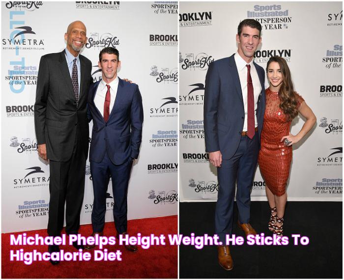 Michael Phelps' height, weight. He sticks to highcalorie diet