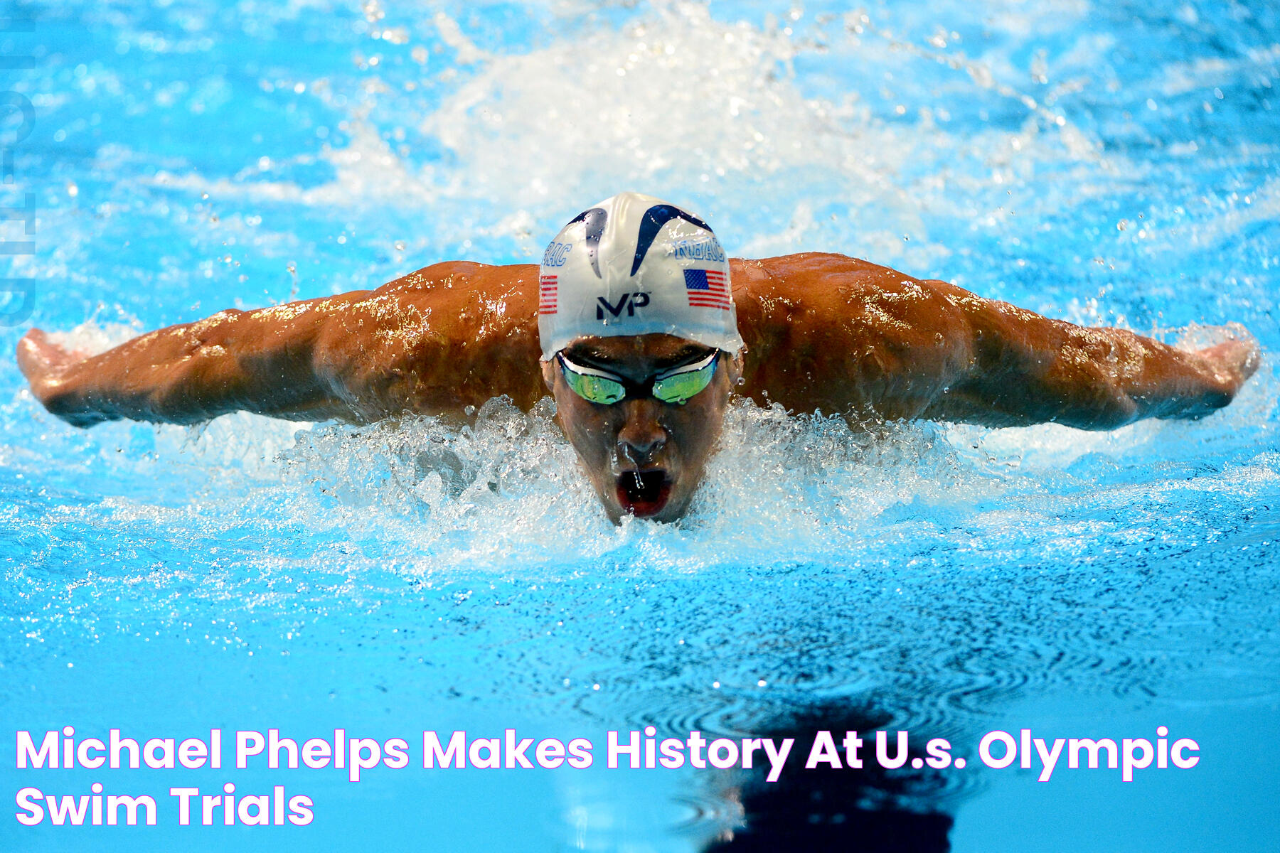 Michael Phelps makes history at U.S. Olympic swim trials