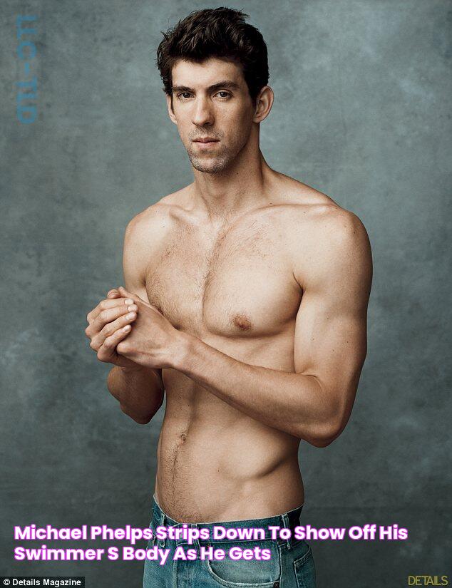 Michael Phelps strips down to show off his swimmer's body as he gets