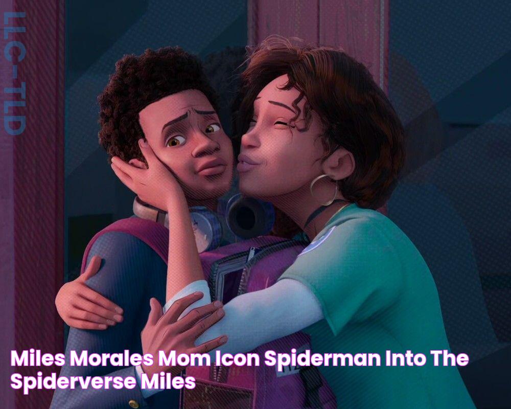 Miles Morales & mom icon 🥰 (SpiderMan Into the SpiderVerse) Miles