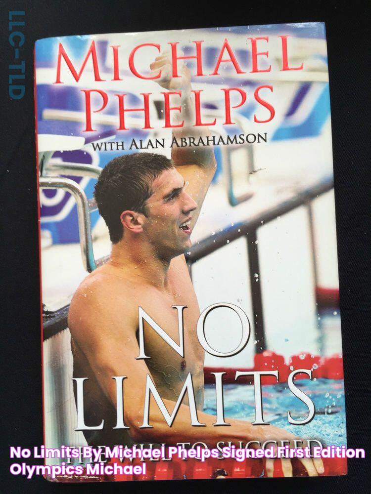 No Limits by Michael Phelps Signed First Edition Olympics Michael