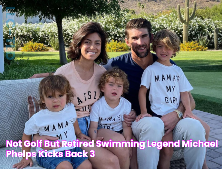 Not Golf, but Retired Swimming Legend Michael Phelps Kicks Back