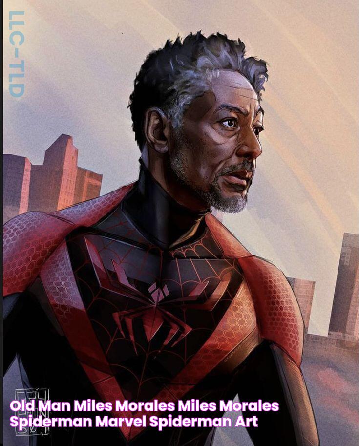 Old man miles morales Miles morales spiderman, Marvel spiderman art