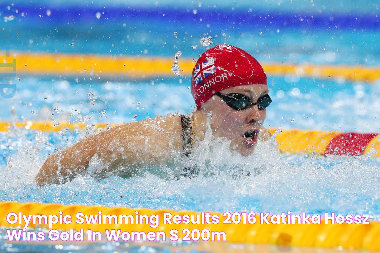 Olympic swimming results 2016 Katinka Hosszú wins gold in women's 200m