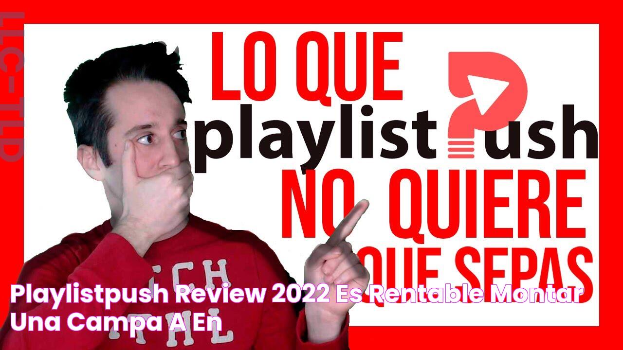 PLAYLISTPUSH REVIEW 2022 🤔 ¿Es rentable montar una campaña en