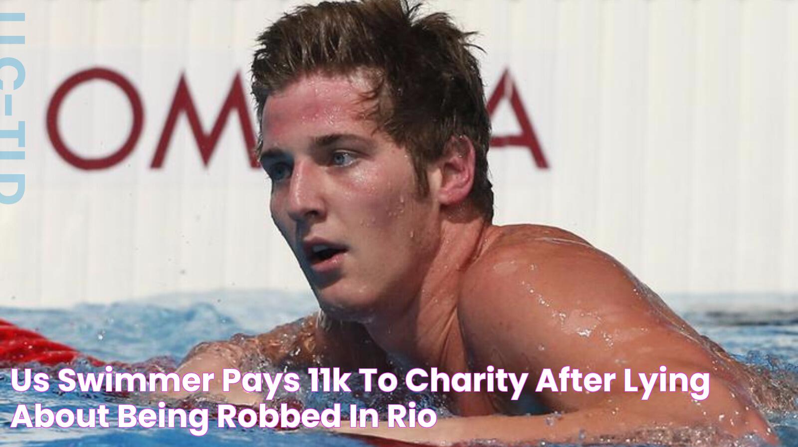 US swimmer pays 11k to charity after 'lying' about being robbed in Rio