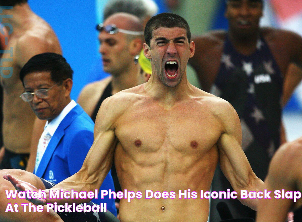 WATCH Michael Phelps Does His Iconic Back Slap at the Pickleball