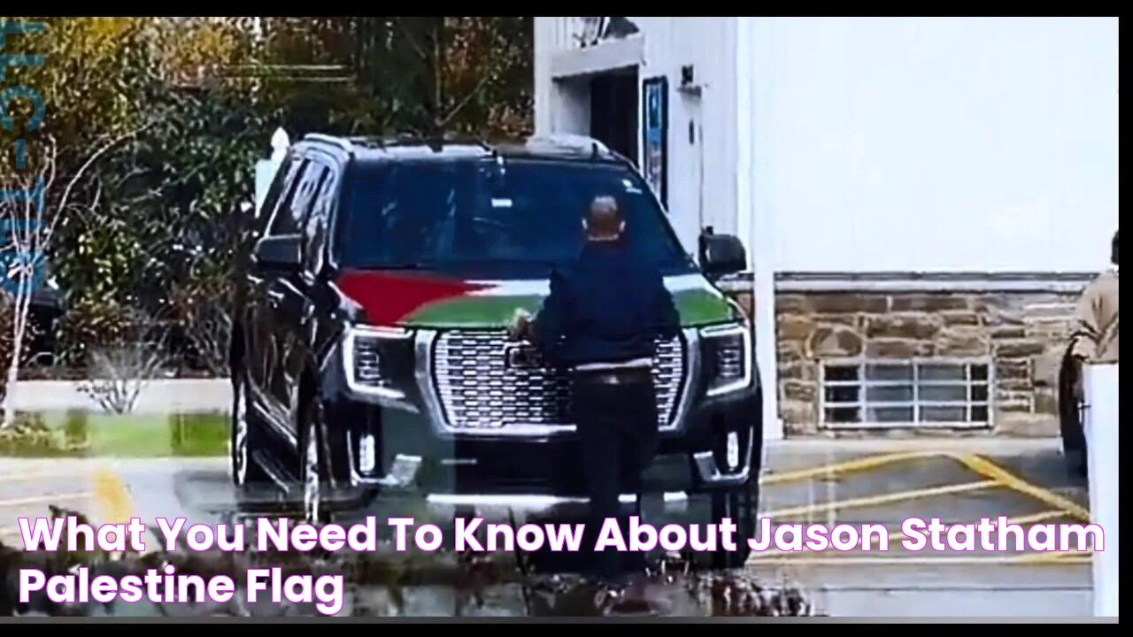 What You Need To Know About Jason Statham Palestine Flag