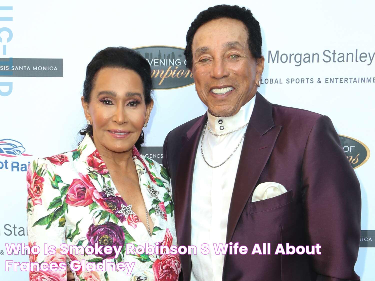 Who Is Smokey Robinson’s Wife? All About Frances Gladney