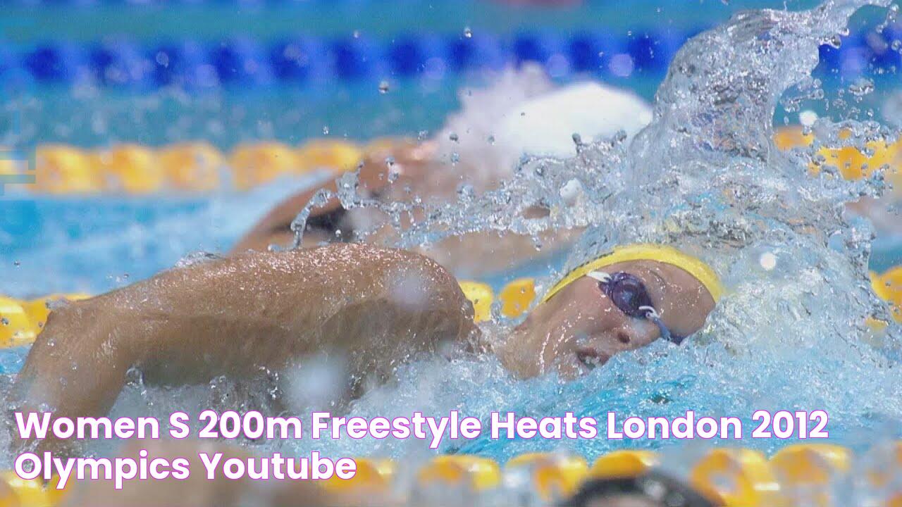 Women's 200m Freestyle Heats London 2012 Olympics YouTube