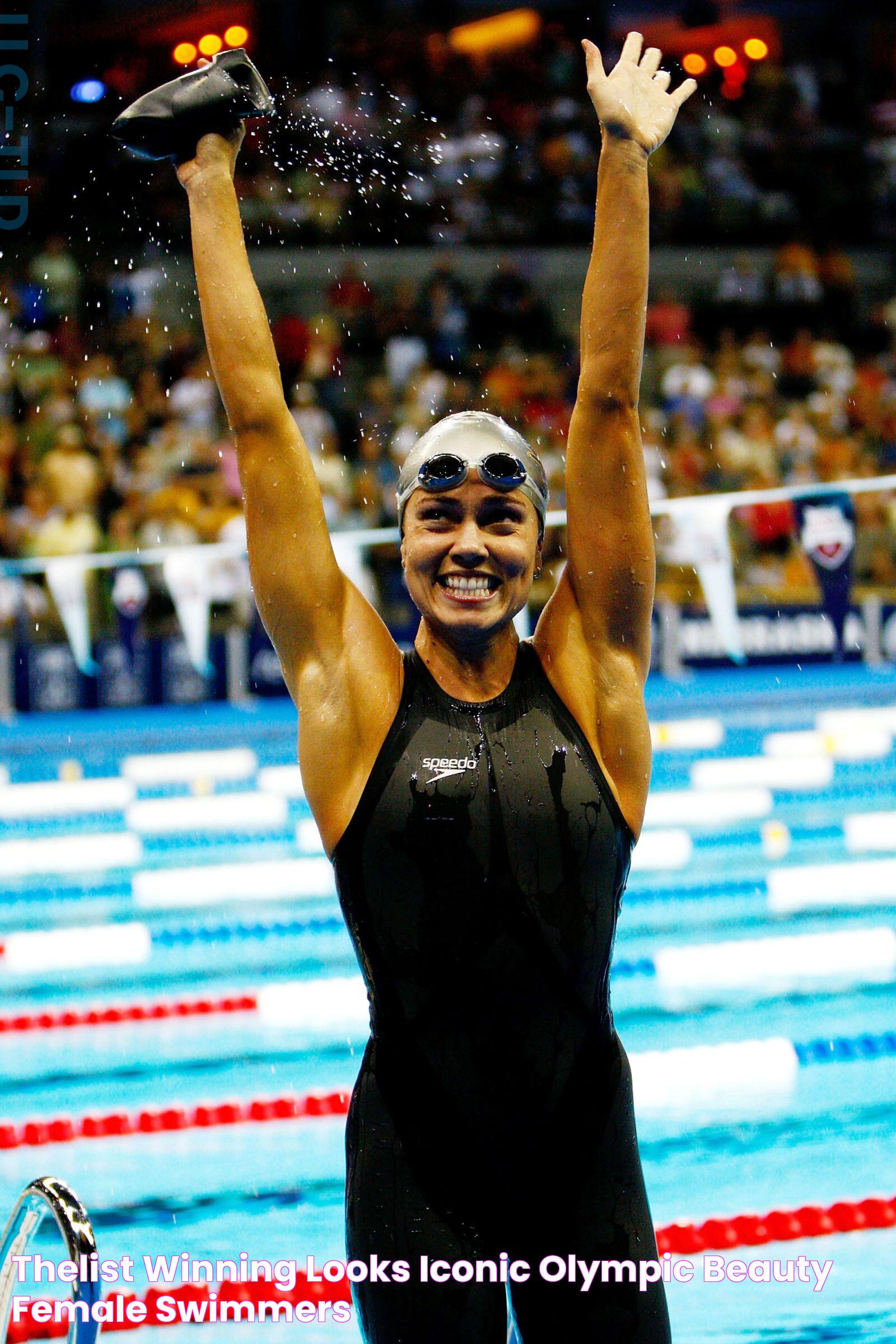 theLIST Winning Looks Iconic Olympic Beauty Female swimmers